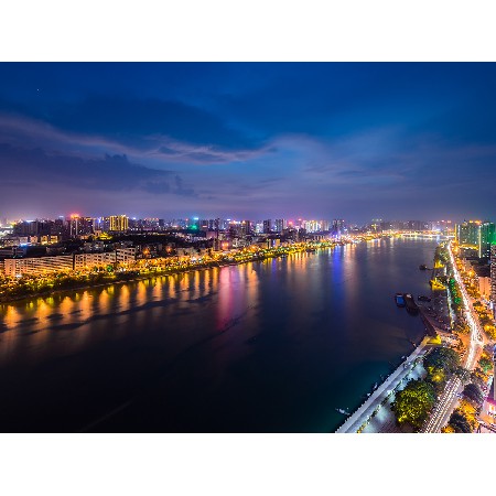 Xiangjiang River Night Scene